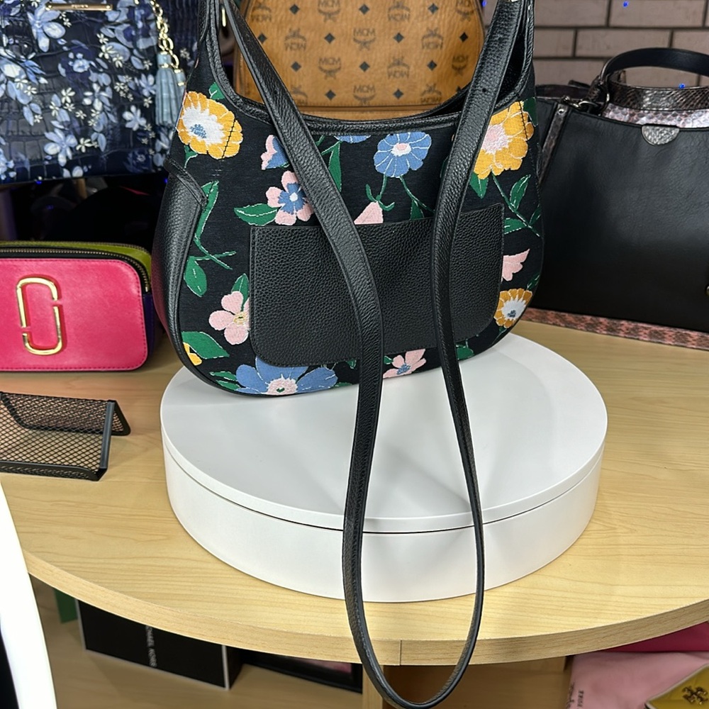 KATE SPADE - Penny Floral Jacquard Small Hobo Bag - DT257 - Picture 7 of 14